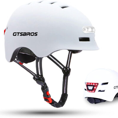 689b4bd76a1afa9d5e6651701621a6a35d9384a7544075b8957c8.jpg Bike Helmets for Adults - Front and Rear LED Lights Adjustable Bicycle Helmet for Adults Men Women Scooter Helmet for Commuting, Road Biking, Skating, Scooter