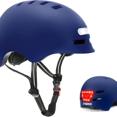 689b4be461236c3ebb9d73ab7bf39fcb089b7c7d45d8e89efc134.jpg Bike Helmets for Adults - Front and Rear LED Lights Adjustable Bicycle Helmet for Adults Men Women Scooter Helmet for Commuting, Road Biking, Skating, Scooter