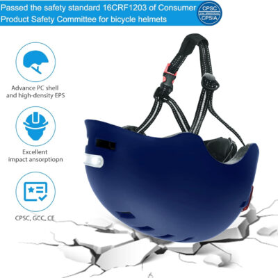 689b4be7d15cf85dda04cd6b566668edae5283eb1164c3e5d98ec.jpg Bike Helmets for Adults - Front and Rear LED Lights Adjustable Bicycle Helmet for Adults Men Women Scooter Helmet for Commuting, Road Biking, Skating, Scooter