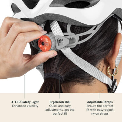 689b4c404777469a62ed8979be829f31d4bcbe95bc138b6968da6.jpg Retrospec Silas Adult Bike Helmet with Light for Men & Women - Lightweight, Comfortable