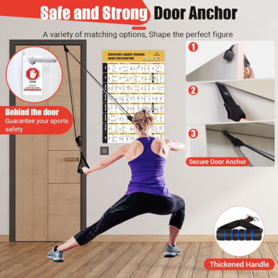 689b4d9a2260fba6ba32b781c384c28a7fd6dc4223bab543cb966.jpg Resistance Bands with Handles for Women, 5 Level Exercise Bands Workout Bands for Physical Therapy, Yoga, Pilates, Door Anchor, Storage Pouch
