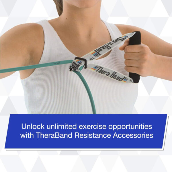 689b4e0398067bbdb22a57339baa2ac6cebafd1f51d3a90126044.jpg THERABAND Resistance Tubes, Professional Latex Elastic Tubing, Upper & Lower Body, Core Exercise, Physical Therapy, Lower Pilates, At-Home Workouts, & Rehab, 5 Foot, Yellow, Red, & Green, Beginner Set