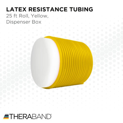 689b4fe8813f2b3dc7caa977bb707b32000efa624c6a721d99b82.jpg THERABAND Resistance Tubes, Professional Latex Elastic Tubing For Upper & Lower Body, Core Exercise, Physical Therapy, Lower Pilates, At-Home Workouts, & Rehab, 25 Foot, Red, Medium, Beginner Level 3