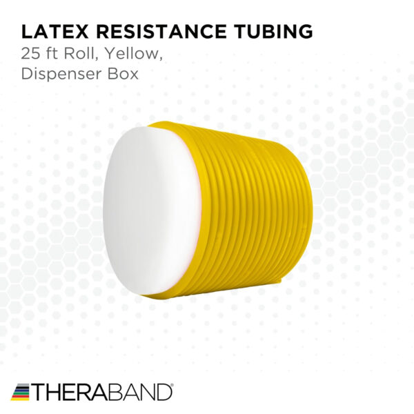 689b4fe8813f2b3dc7caa977bb707b32000efa624c6a721d99b82.jpg THERABAND Resistance Tubes, Professional Latex Elastic Tubing For Upper & Lower Body, Core Exercise, Physical Therapy, Lower Pilates, At-Home Workouts, & Rehab, 25 Foot, Red, Medium, Beginner Level 3