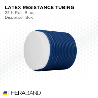 689b4ff84633fec16bdffaa2638a7e128dff695178050c22c468e.jpg THERABAND Resistance Tubes, Professional Latex Elastic Tubing For Upper & Lower Body, Core Exercise, Physical Therapy, Lower Pilates, At-Home Workouts, & Rehab, 25 Foot, Red, Medium, Beginner Level 3