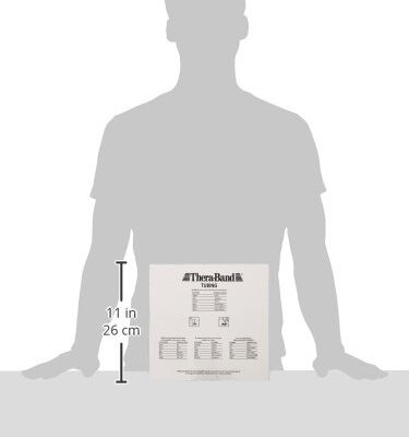 689b4ffa02369163f4f512600765fe26e0159f5582454a7650901.jpg THERABAND Resistance Tubes, Professional Latex Elastic Tubing For Upper & Lower Body, Core Exercise, Physical Therapy, Lower Pilates, At-Home Workouts, & Rehab, 25 Foot, Red, Medium, Beginner Level 3