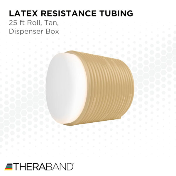 689b50057e55eda2ba7fc9bde4c0f22cfaa277ea3019c60df528e.jpg THERABAND Resistance Tubes, Professional Latex Elastic Tubing For Upper & Lower Body, Core Exercise, Physical Therapy, Lower Pilates, At-Home Workouts, & Rehab, 25 Foot, Red, Medium, Beginner Level 3