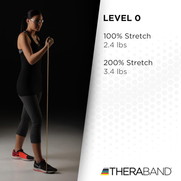 689b5009caacbfc3d47c224e645fcdd59f7032f568b6d0d944fa5.jpg THERABAND Resistance Tubes, Professional Latex Elastic Tubing For Upper & Lower Body, Core Exercise, Physical Therapy, Lower Pilates, At-Home Workouts, & Rehab, 25 Foot, Red, Medium, Beginner Level 3