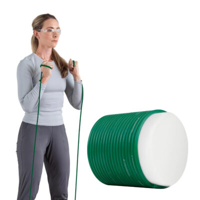 689b5028479cc21f6e9e7a06633a4ff755d5f788e6c438e072839.jpg THERABAND Resistance Tubes, Professional Latex Elastic Tubing For Upper & Lower Body, Core Exercise, Physical Therapy, Lower Pilates, At-Home Workouts, & Rehab, 25 Foot, Red, Medium, Beginner Level 3