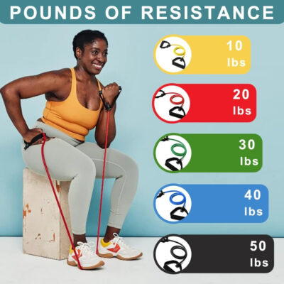 689b505a618c5f02950e80ee21eb290527bcda285a2ae9578eefd.jpg Resistance Bands with Handles, Single Resistance Bands, Exercise Bands with Handles, for Resistance Training, Physical Therapy, Home Workouts, Fitness, Pilates