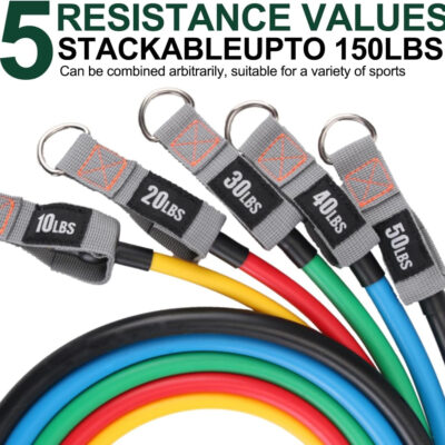 689b50668f004a661bc6e3cc82e06262ccf72cc1a66e41ad9c707.jpg Resistance Bands with Handles, Single Resistance Bands, Exercise Bands with Handles, for Resistance Training, Physical Therapy, Home Workouts, Fitness, Pilates