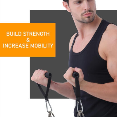 689b506c08b35edc5f8afe764eca5cffff472944bf89ea6fede2e.jpg Resistance Bands with Handles, Single Resistance Bands, Exercise Bands with Handles, for Resistance Training, Physical Therapy, Home Workouts, Fitness, Pilates