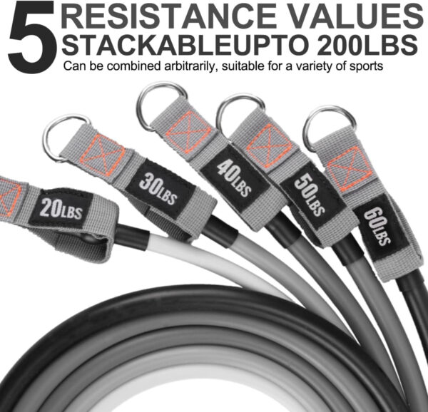 689b5075dbcfbe210df7454ac58f17284738e2339183d270ece12.jpg Resistance Bands with Handles, Single Resistance Bands, Exercise Bands with Handles, for Resistance Training, Physical Therapy, Home Workouts, Fitness, Pilates