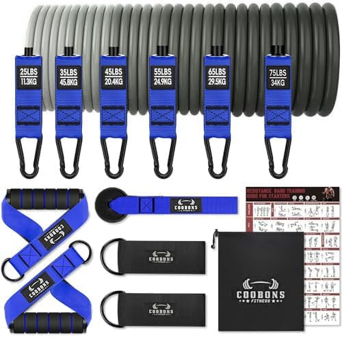 689b50b9e6873a3c88bbcd4b5c1aa9d4a6ebf17bd55960d437260.jpg Heavy Resistance Bands for Working Out, 300LBS Exercise Bands with Handles, Workout Bands for Men, Weight Fitness Bands Set for Muscle Training, Strength, Slim, Yoga, Home Gym Equipment
