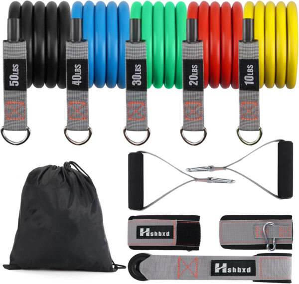689b511b55af782fe16eee959d18227774fb62dfbeec88f98309a.jpg Resistance Bands with Handles for Working Out Women and Men, Exercise Bands with Door Anchor, Stretch Bands for Home Workouts, Simple Guide Included