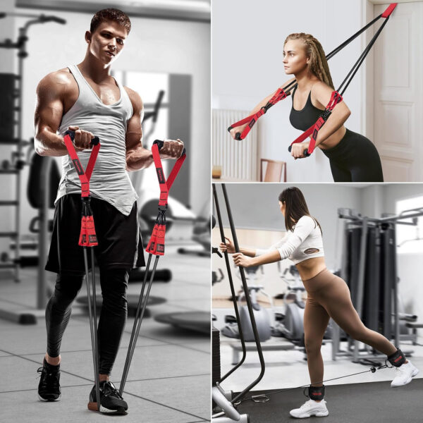 689b522839a2aac509263de27771eacc03ef3e408f2c1f85c6656.jpg Heavy Resistance Bands for Working Out, 300lbs/360lb/420lb Exercise Bands Workout Bands with Handles, Door Anchor, Ankle Straps, Home Gym Workout Equipment for Men Fitness Strength Training Stretching