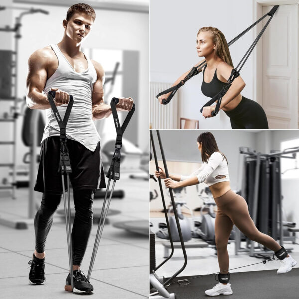 689b522cee0eb493582c806a377c7b6562e6efc38db9b217689b2.jpg Heavy Resistance Bands for Working Out, 300lbs/360lb/420lb Exercise Bands Workout Bands with Handles, Door Anchor, Ankle Straps, Home Gym Workout Equipment for Men Fitness Strength Training Stretching