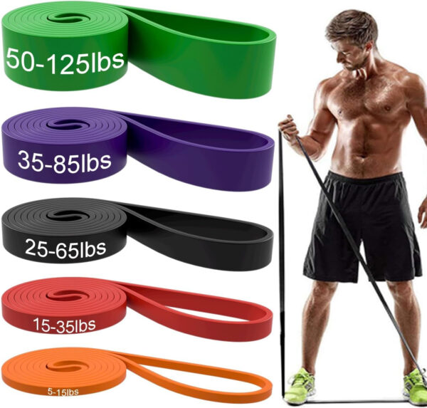 689b52d62a0a40074852a128f317a48a63763e8b02fc1c30b39b9.jpg Resistance Bands, Pull Up Assist Bands - Workout Bands, Eexercise Bands, Long Resistance Bands Set for Working Out, Fitness, Training, Physical Therapy for Men Women