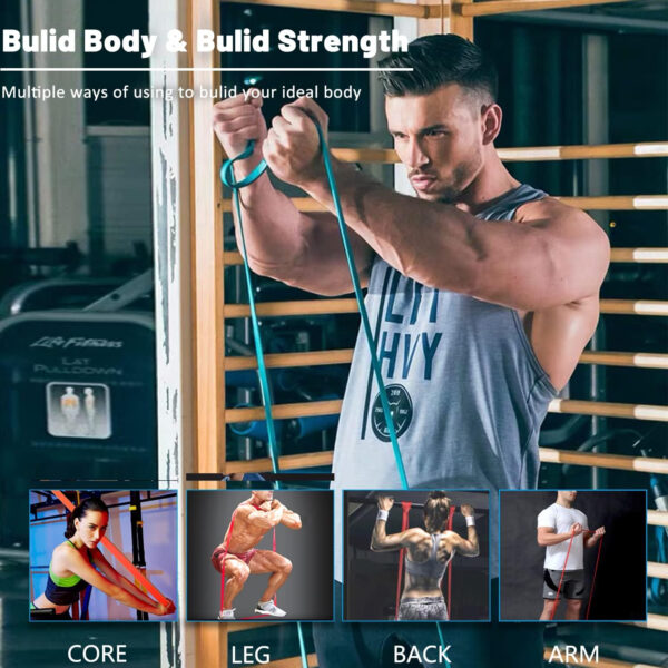 689b52e11a57a8959ba2c0c494dedbed6bb078ac46e430665c368.jpg Resistance Bands, Pull Up Assist Bands - Workout Bands, Eexercise Bands, Long Resistance Bands Set for Working Out, Fitness, Training, Physical Therapy for Men Women
