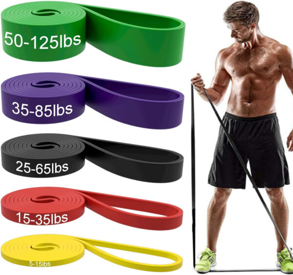 689b52e5b0e3708f500b187df11497ceb43bea159b167720121ed.jpg Resistance Bands, Pull Up Assist Bands - Workout Bands, Eexercise Bands, Long Resistance Bands Set for Working Out, Fitness, Training, Physical Therapy for Men Women