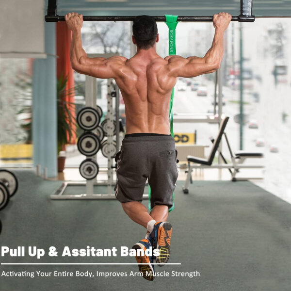 689b52e8df2d65356a12736a6de22d91f5978772c026a3e0da654.jpg Resistance Bands, Pull Up Assist Bands - Workout Bands, Eexercise Bands, Long Resistance Bands Set for Working Out, Fitness, Training, Physical Therapy for Men Women