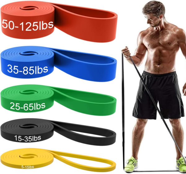 689b52edec1fc3b8575667e730809a6f5da17b8b6b308c1a8e038.jpg Resistance Bands, Pull Up Assist Bands - Workout Bands, Eexercise Bands, Long Resistance Bands Set for Working Out, Fitness, Training, Physical Therapy for Men Women