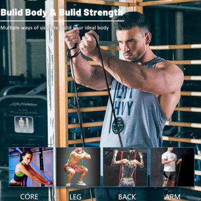 689b52f2bdcc2f74a4b7599662152a33e8b318026940c78ff9848.jpg Resistance Bands, Pull Up Assist Bands - Workout Bands, Eexercise Bands, Long Resistance Bands Set for Working Out, Fitness, Training, Physical Therapy for Men Women