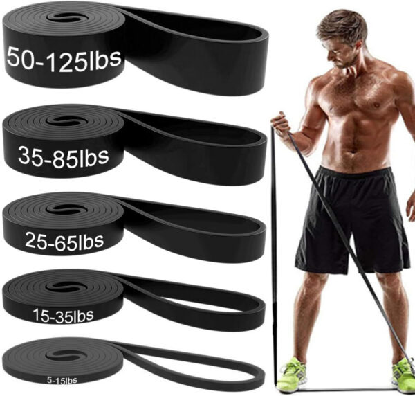 689b52f606171c2607cb33151d8443803e112c02f96b1c92a013d.jpg Resistance Bands, Pull Up Assist Bands - Workout Bands, Eexercise Bands, Long Resistance Bands Set for Working Out, Fitness, Training, Physical Therapy for Men Women