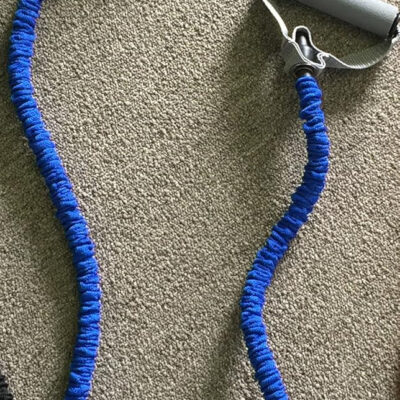 Therapist's Choice® Fabric Covered, 48" Long Resistance Tubes, Fitness Exercise Workout Tubes for Yoga Pilates Crossfit Gym