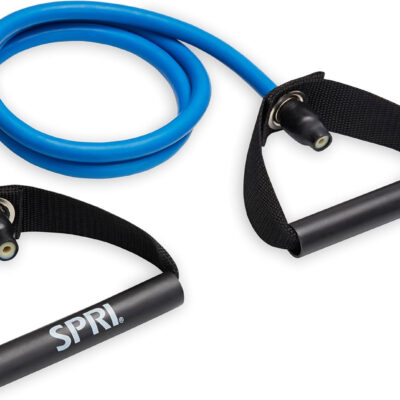 SPRI Xertube Resistance Bands with Handles – All Exercise Cords Sold Separately with Home Gym Workout Fitness Door Anchor Attachment Option