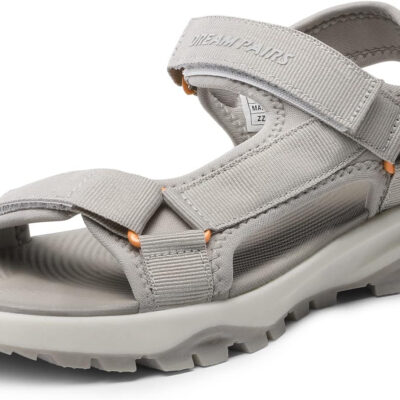 DREAM PAIRS Womens Sandals, Light Weight Hiking Sandals for Women, Comfortable Athletic Quick-Drying Walking Water Sandals with Hook and Loop Straps and Soft Insole for Beach Vacation Adventure