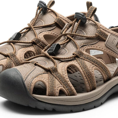 DREAM PAIRS Men's Sandals Hiking Water Sport Athletic Beach Outdoor Comfortable Casual Closed Toe Summer Sandal Shoes