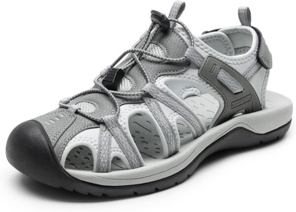DREAM PAIRS Men's Sandals Hiking Water Sport Athletic Beach Outdoor Comfortable Casual Closed Toe Summer Sandal Shoes