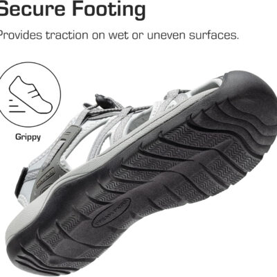 DREAM PAIRS Men's Sandals Hiking Water Sport Athletic Beach Outdoor Comfortable Casual Closed Toe Summer Sandal Shoes