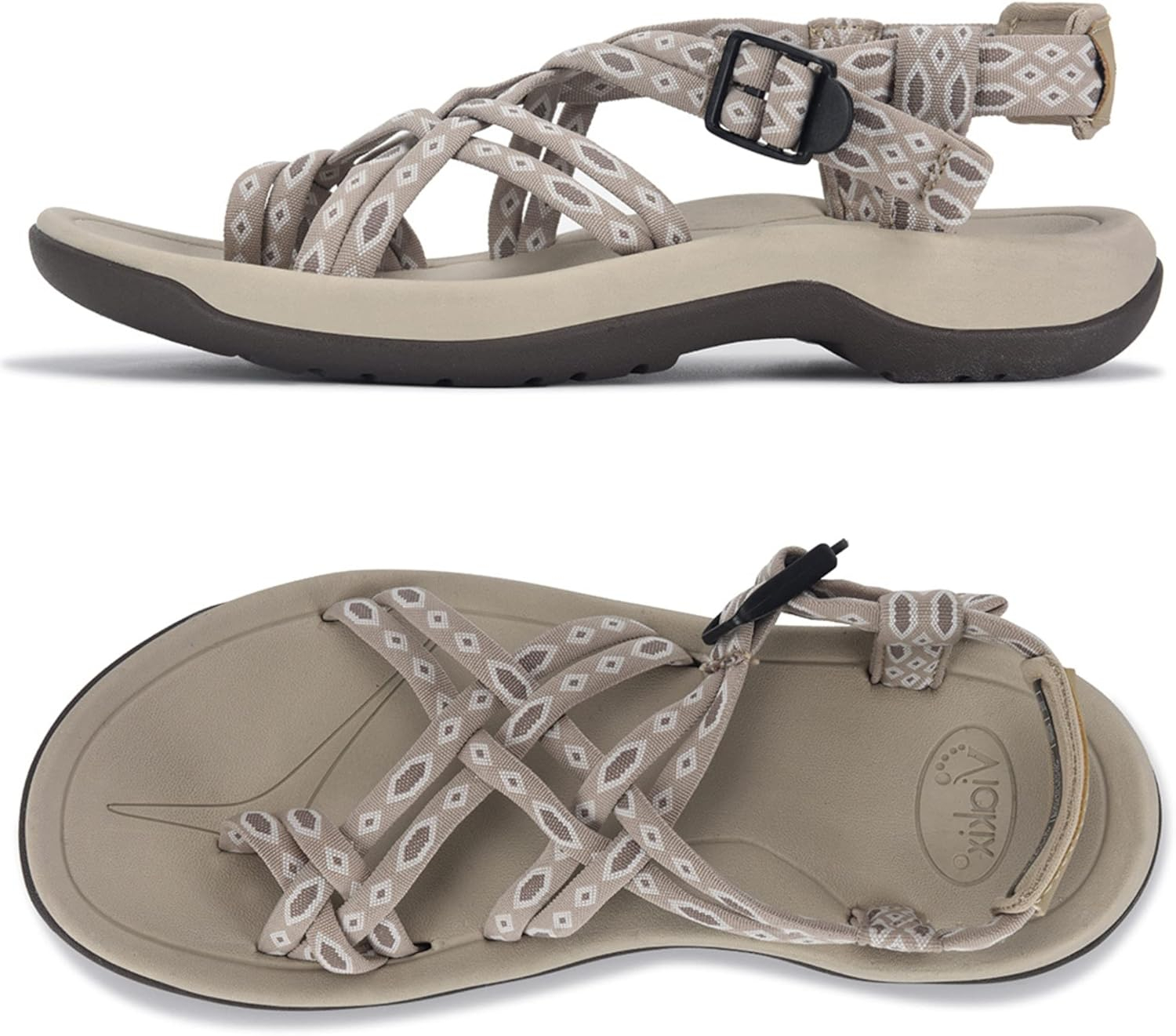 689b5867cce61c450b287583ea51d2acb853d434b037043f026bb.jpg Viakix Womens Walking Sandals: Cute Stylish Comfy Athletic Sport Outdoor Hiking Sandal for Trekking Water Outdoor Beach With Arch Support for Womens Ladies