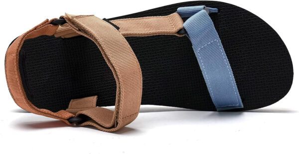 WateLves Men's Sandals Hiking-Sport-Sandals with Adjustable Webbing Lightweight Water-Athletic-Beach-Sandals for Walking-Fishing-Travel-Trekking-Camping