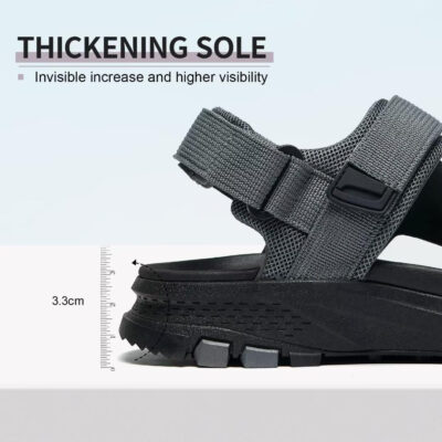 689b5a43d485ad84858eb6b588309ae1ed5b7b11840be5912b7e7.jpg MEGNYA Mens Comfortable Walking Sandals, Soft Sports Hiking Sandals with Three Adjustable Hook And Loop Straps, Casual Beach Athletic Sandals for Outdoor Active Camping