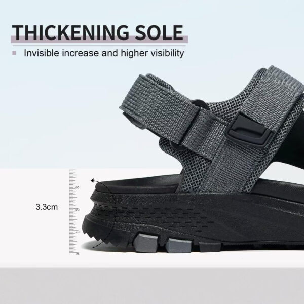689b5a43d485ad84858eb6b588309ae1ed5b7b11840be5912b7e7.jpg MEGNYA Mens Comfortable Walking Sandals, Soft Sports Hiking Sandals with Three Adjustable Hook And Loop Straps, Casual Beach Athletic Sandals for Outdoor Active Camping