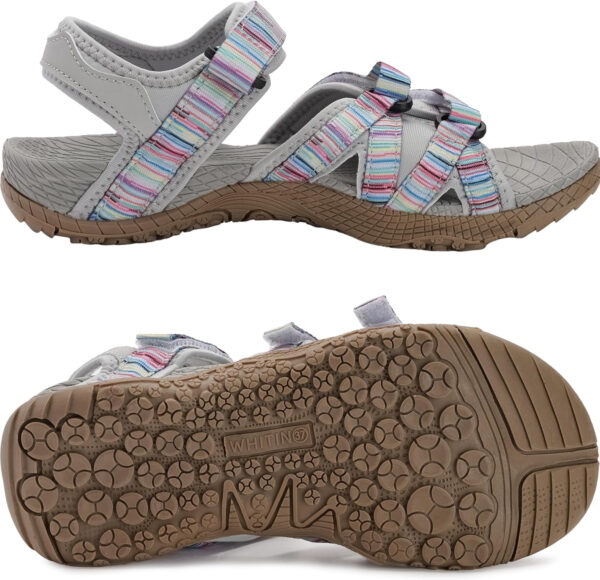 689b5ad18d2f8e16d3ea250ec479e56d480c24e7ae24532d3ae9f.jpg WHITIN Women’s Hiking Sandals with Arch Support | Adjustable Hook and Loop Straps | Durable Sport Sandals for Outdoor Adventure