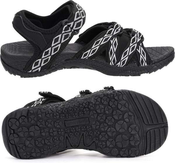689b5ad9df5c2aa2d52a6fd520218f26765ce080f16a2731d7617.jpg WHITIN Women’s Hiking Sandals with Arch Support | Adjustable Hook and Loop Straps | Durable Sport Sandals for Outdoor Adventure