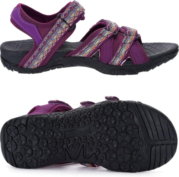 689b5ae3517dcd81fe0face187f51cf82ff7d5276bed8076ed51a.jpg WHITIN Women’s Hiking Sandals with Arch Support | Adjustable Hook and Loop Straps | Durable Sport Sandals for Outdoor Adventure