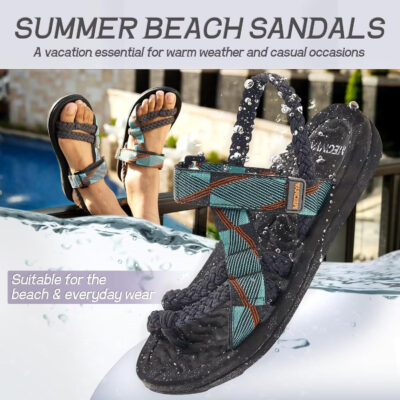 689b5c277bae6b5ec4c1d64751660f081ee0f0c5c8c3b57bf48b8.jpg MEGNYA Comfortable Womens Hiking Sandals, Flip Flop Walking Sandals with Arch Support, Athletic Sandals with Hook and Loop Straps for Beach Vacation Adventure