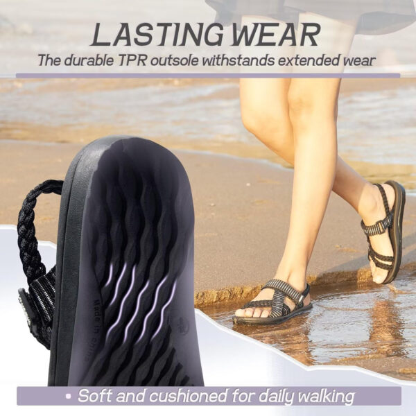 689b5c315604c6066c5fd1d13a24884879f0d905c91daebf086b2.jpg MEGNYA Comfortable Womens Hiking Sandals, Flip Flop Walking Sandals with Arch Support, Athletic Sandals with Hook and Loop Straps for Beach Vacation Adventure
