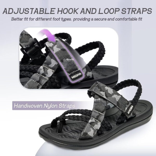 689b5c3a464c3e65b31e09461b35b504a4786f1d8729fb6a05714.jpg MEGNYA Comfortable Womens Hiking Sandals, Flip Flop Walking Sandals with Arch Support, Athletic Sandals with Hook and Loop Straps for Beach Vacation Adventure