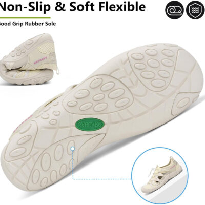 Mishansha Womens Hiking Sandals Closed Toe Comfortable Sport Sandal Non-Slip Quick Dry Water Shoes for Outdoor Beach Trekking