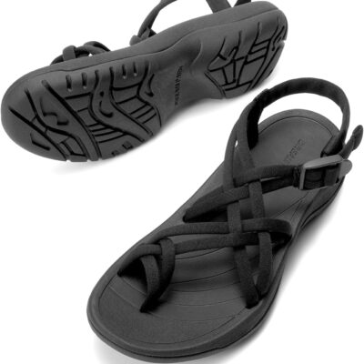 689b5d5920323c8f3f9344b660ca2ab184f649575c6d4bac4d119.jpg DREAM PAIRS Women's Walking Sandals With Arch Support Elastic Strap Summer Sport Athletic Casual Hiking Outdoor Sandal