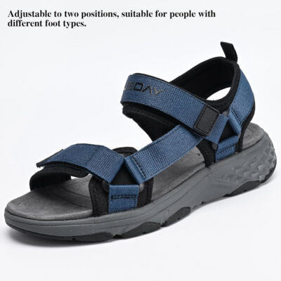 Queday Womens Mens Sport Sandals Outdoor Hiking Sandals with Arch Support Comfortable Athletic Beach Sandals for Travel Walking Trekking Camping