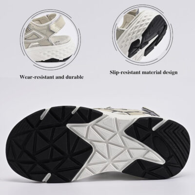 Queday Womens Mens Sport Sandals Outdoor Hiking Sandals with Arch Support Comfortable Athletic Beach Sandals for Travel Walking Trekking Camping
