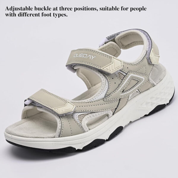 Queday Womens Mens Sport Sandals Outdoor Hiking Sandals with Arch Support Comfortable Athletic Beach Sandals for Travel Walking Trekking Camping