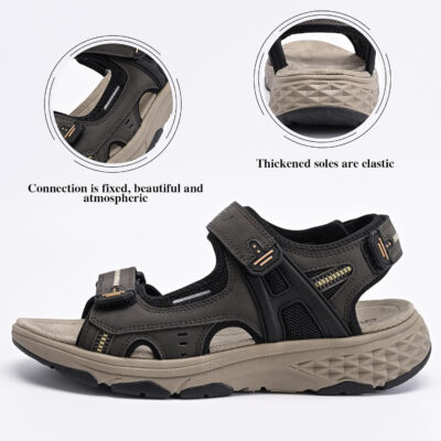 Queday Womens Mens Sport Sandals Outdoor Hiking Sandals with Arch Support Comfortable Athletic Beach Sandals for Travel Walking Trekking Camping